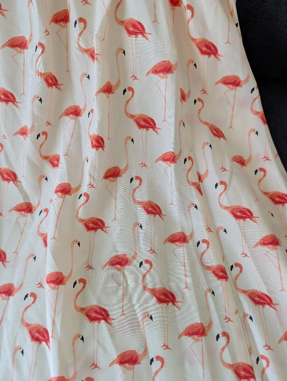 Kate Spade Sleeveless Flamingo Blair Dress 10 Pink Pockets Ruched Waste Summer